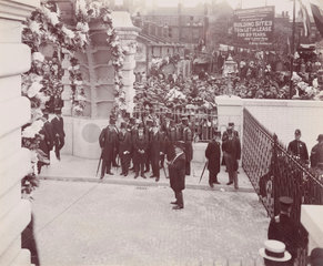 Opening ceremony of the Rotherhithe Tunnel  London  12 June 1908.