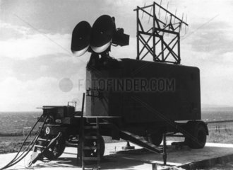 Anti-aircraft radar  Britain  15 August 1945.