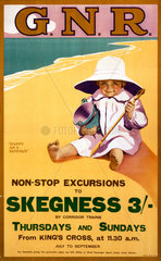 ‘Non-Stop Excursions to Skegness’  GNR poster  1907.