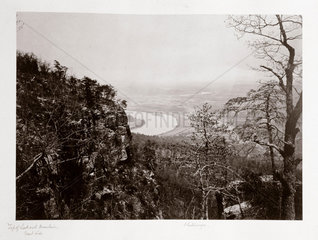 Chattanooga Valley from Lookout Mountain  Tennessee  USA  c 1866.