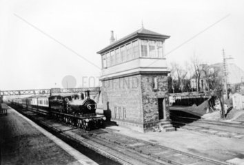 Passenger train  c 1910.