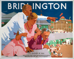 'Bridlington'  LNER poster  1930.