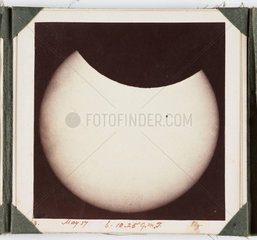 Lunar eclipse  taken on 17 May 1862.