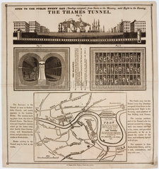 ‘The Thames Tunnel’  London  1827.