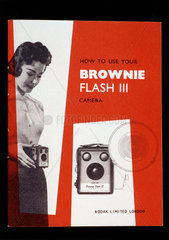 'How to use your Brownie Flash III camera'  Kodak camera booklet  c 1957.