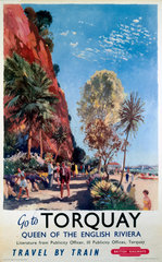 ‘Go to Torquay’  BR (WR) poster  1958.