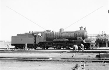 Class 26 locomotive at Alexandria  Egypt  1941.