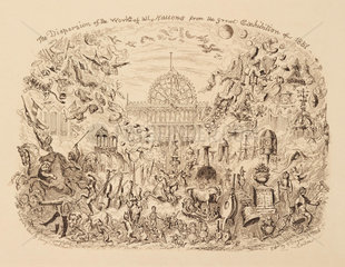 ‘The Dispersion of the works of all nations from The Great Exhibition’  1851.