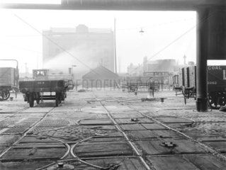 Wagons at Liverpool docks  16 April 1926.