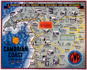 ‘The Cambrian Coast’  GWR poster  c 1920s.