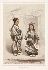 ‘Mother and Child  (Simoda)’  c 1853-1854.