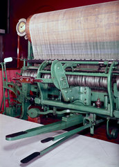 Net-making machine  c 1870.