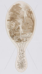 Design for a mirror back  1870-1875.