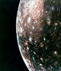 Callisto  one of the moons of Jupiter  1979.