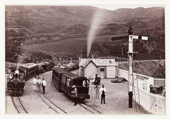 'Ffestiniog  Small Gauge Railway'  c 1880.