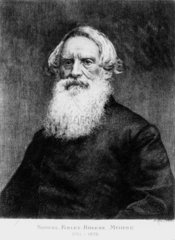 Samuel F B Morse  American artist and the inventor of Morse code  c 1870.