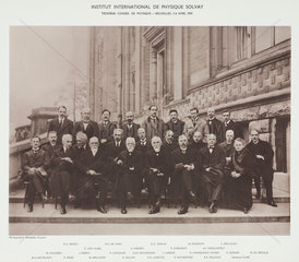 Third Solvay Physics Conference  Brussels  1921.