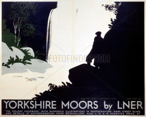 ‘Yorkshire Moors’  LNER poster  1923-1947.