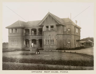 Officers’ rest house  Poona  India  c 1930.