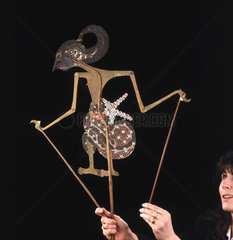Javanese shadow puppet  early 20th century.