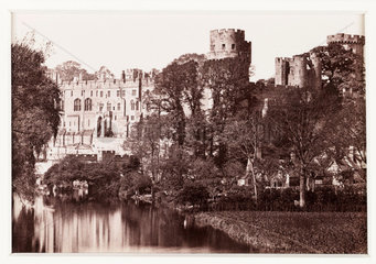 'Warwick Castle  General View'  c 1880.