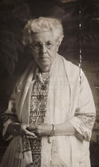 Annie Besant  English social reformer and theosophist  1927.