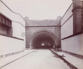 Rotherhithe Tunnel  London  1908.