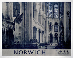 ‘Norwich’  LNER poster  1923-1947.
