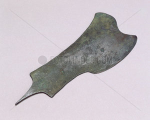 Bronze shaving razor  Egyptian  1575BC-1308BC.