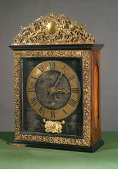 Bracket clock  French  c 1680.
