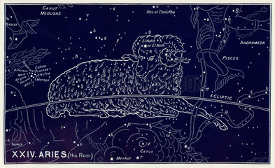 The constellation of Aries  1895.