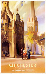 ‘Chichester’  BR poster  1955.