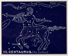 The constellation of Centaurus  1895.