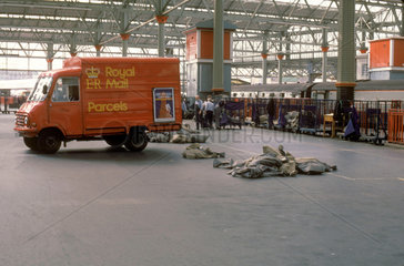Post Office van  London  1986.