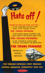 ‘Hats Off!’  BR poster  1948-1965.