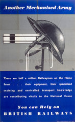 ‘Another Mechanised Army'  British Railways poster  1939-1945.
