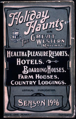 'Holiday haunts on the Great Western Railway' guidebook  1906.