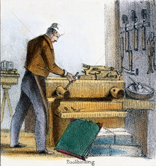 'Bookbinding'  c 1845.