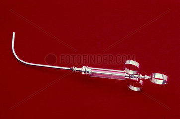 Tobold's laryngeal syringe  early 20th century.