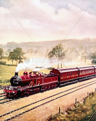 Midland Railway express train  c 1903.