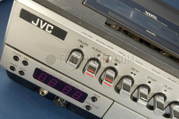Detail of a JVC video machine  c 1980s.
