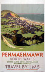 ‘Penmaenmawr’  LMS poster  1923-1947.