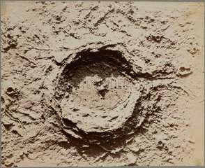 Lunar crater model  1850-1871.