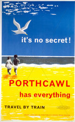 ‘Porthcawl has Everything’  BR poster  1962.