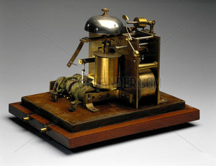 Printing telegraph used to send the first submarine telegraph message  1851.