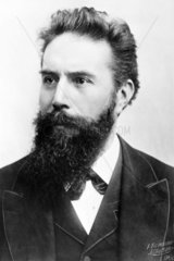 Wilhelm Conrad Roentgen  German physicist  c 1900.