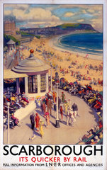 'Scarborough'  LNER poster  1923-1947.