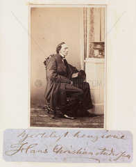 Hans Christian Andersen  c 1865.