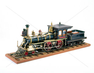 American 4-4-0 locomotive  1875. Associated