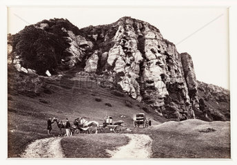 'Torquay  The Giant Rock At Watcombe'  c 1880.